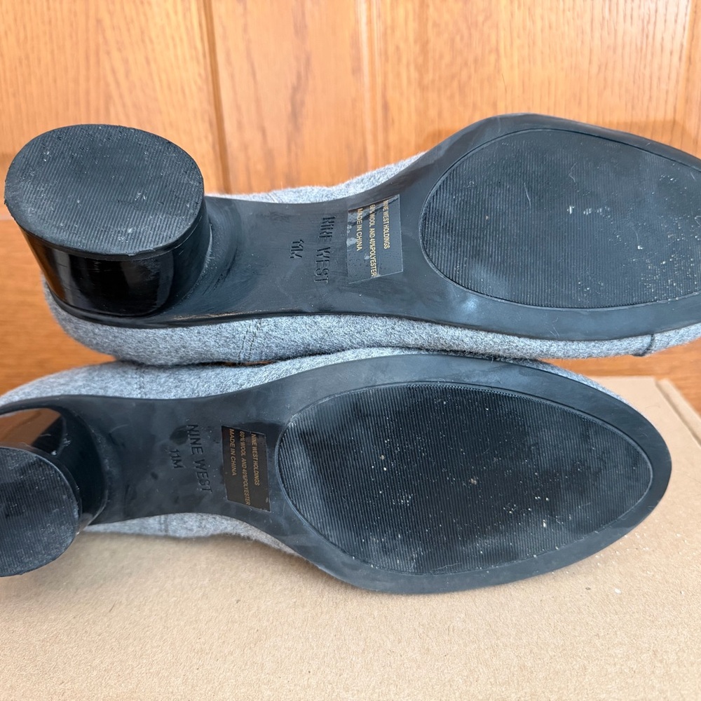 Nine West Gray Ankle Booties - Picture 3 of 5